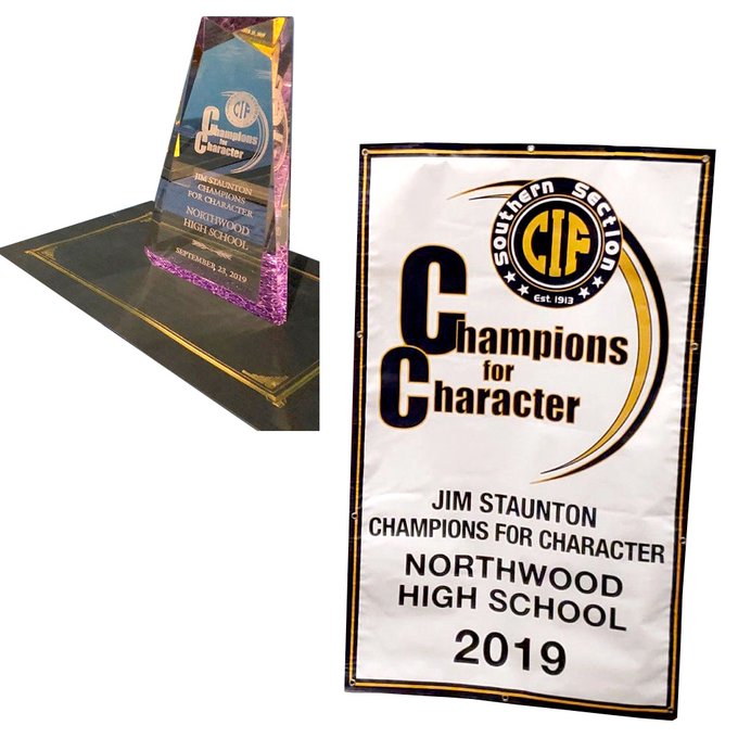 CIF State Boys Title Trophy