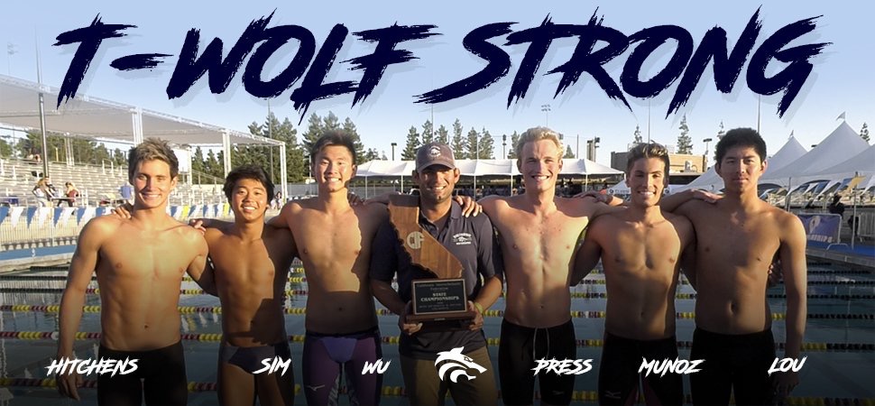 2018 CIF State Swimming Championships T-Wolf Strong